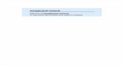 Desktop Screenshot of neuruppin.jacob-cement.de
