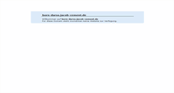 Desktop Screenshot of born-darss.jacob-cement.de